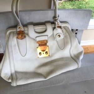 MIU MIU WHITE HANDBAG